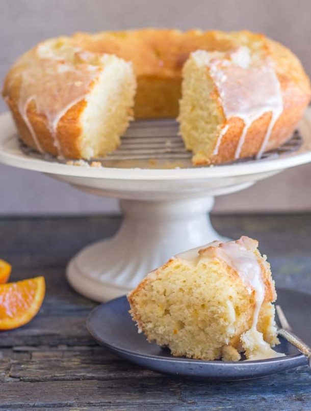 Simple Glazed Orange Cake Recipe - An Italian in my Kitchen