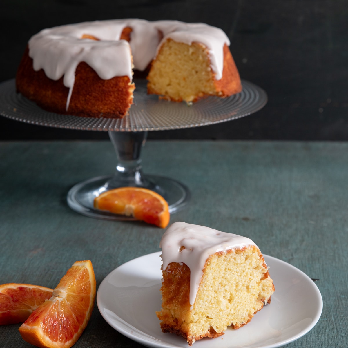 Simple Glazed Orange Cake