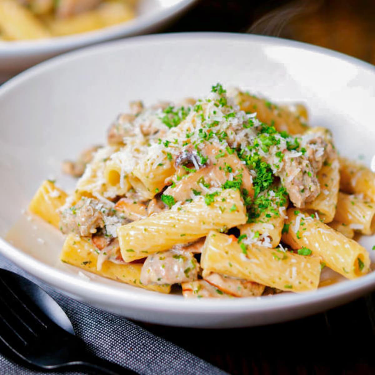 Creamy Pasta Boscaiola