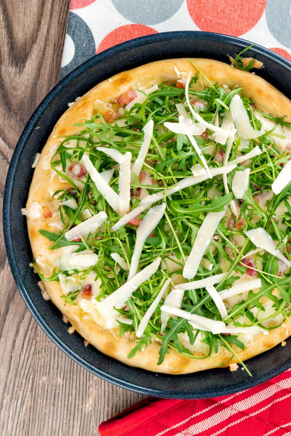 White Pizza Recipe/Pizza Bianca - An Italian in my Kitchen