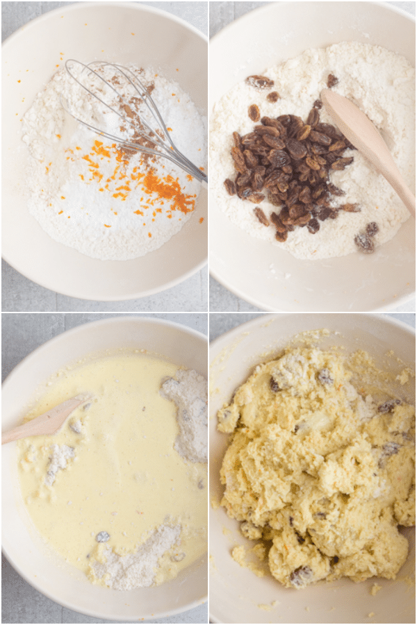 hot scones how to make mixing in a bowl making the dough