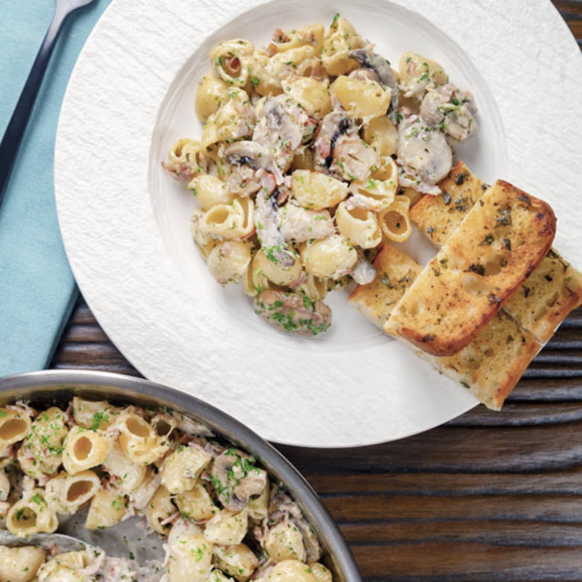 Creamy Pancetta Baked Macaroni