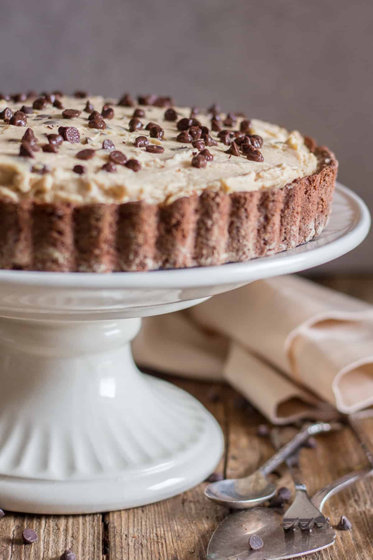 Creamy Chocolate Chip Peanut Butter Pie Recipe An Italian in my Kitchen