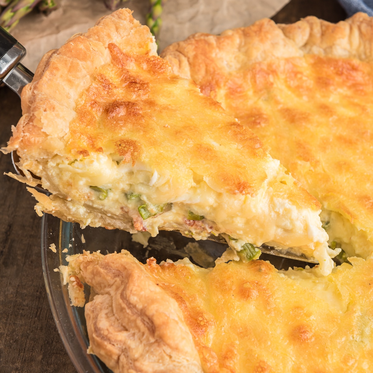 Puff Pastry Pancetta Asparagus Quiche