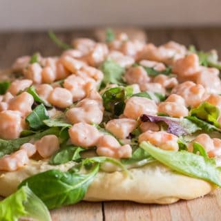 shrimp pizza on board