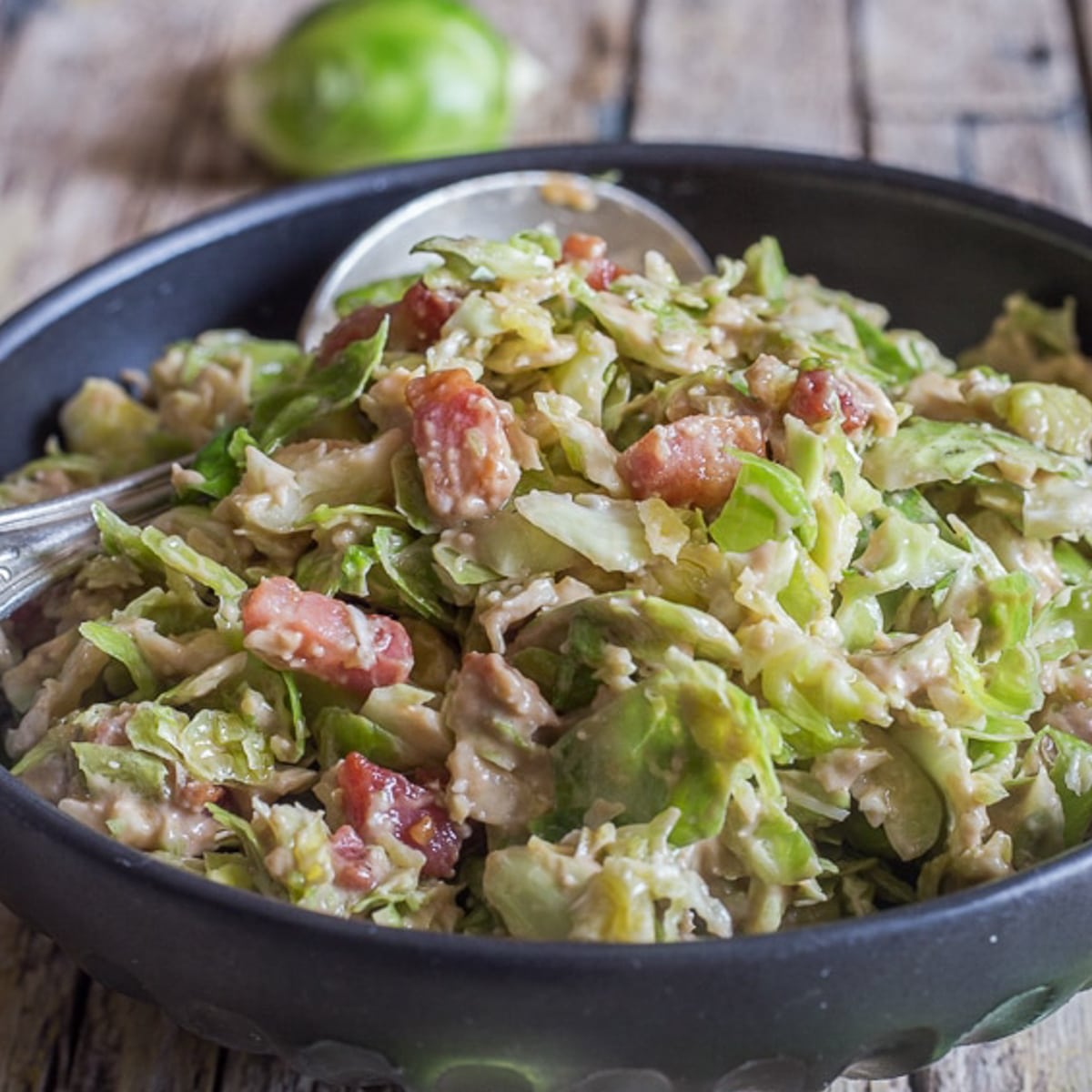 Shredded Brussel Sprout Salad
