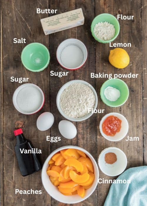 Ingredients for the recipe.