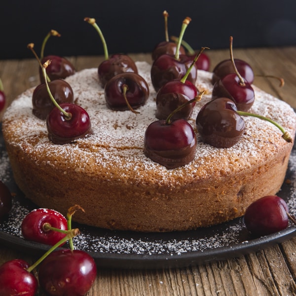 Cherry loaf cake | BBC Good Food