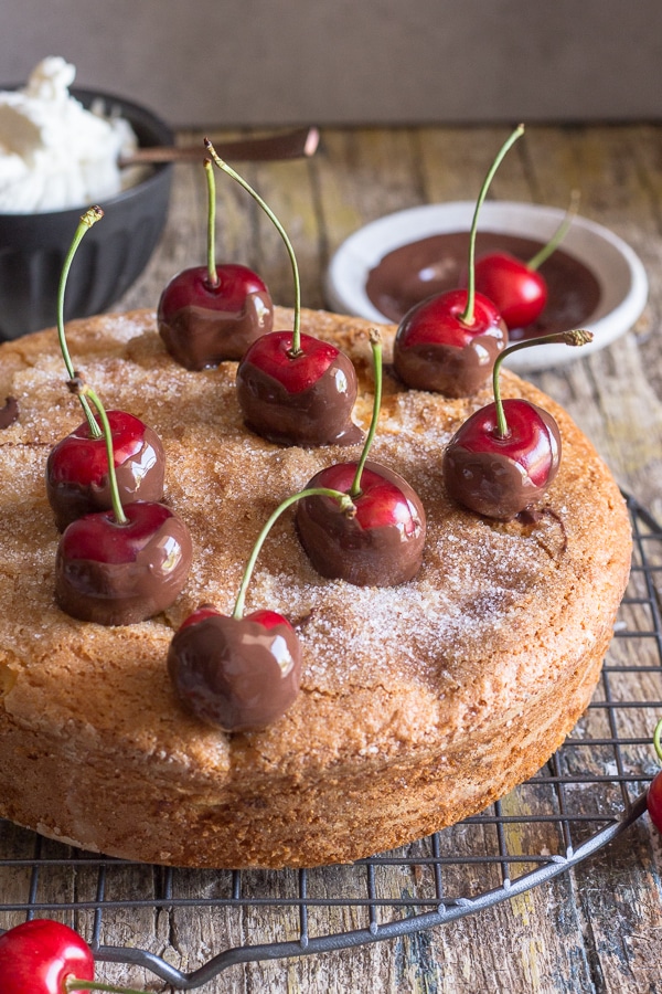 Homemade Fresh Cherry Cake - An Italian in my Kitchen