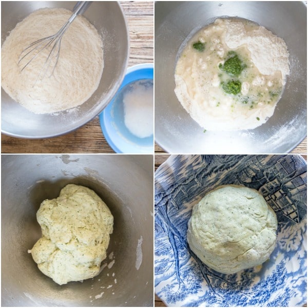 how to make dinner rolls flour, yeast, dough