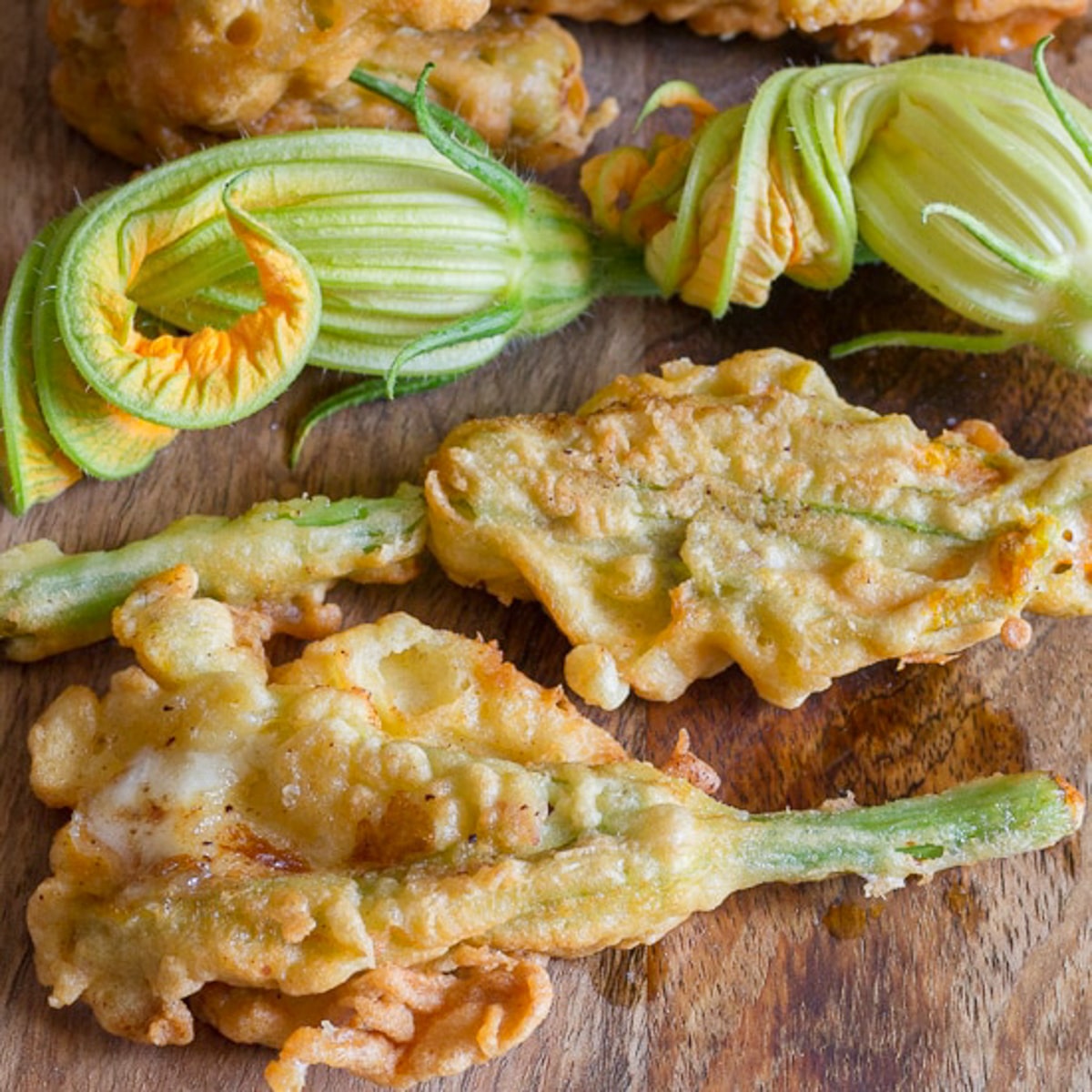 Italian Stuffed Zucchini Flowers