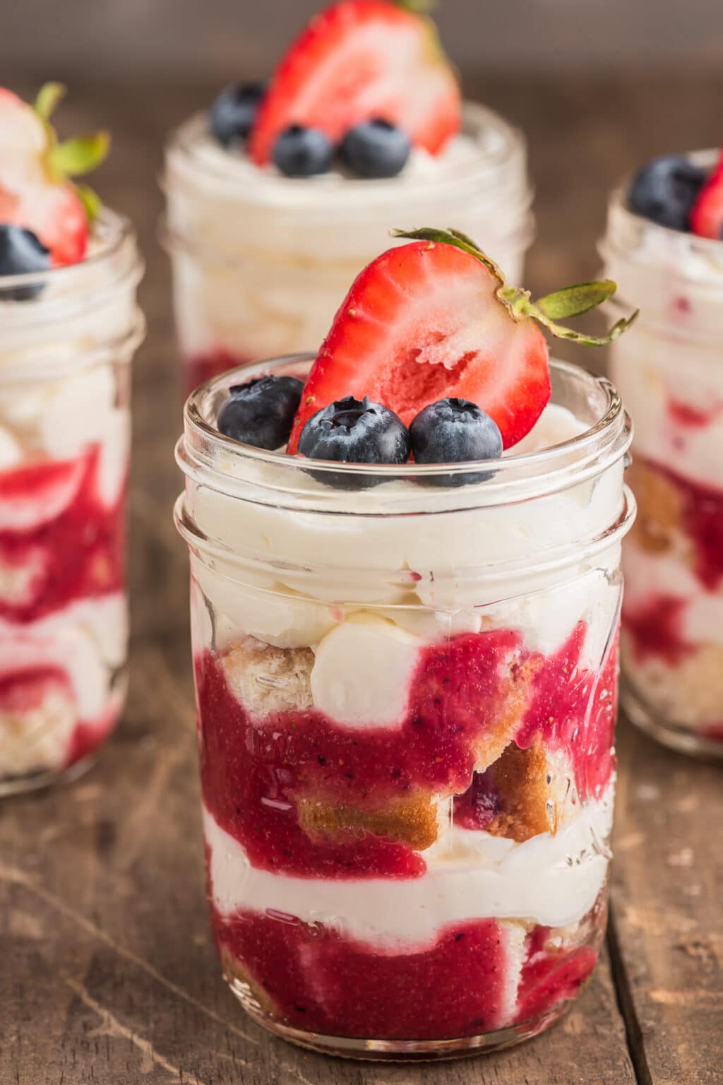 Easy No Bake Berry Cheesecake Parfait Recipe - An Italian In My Kitchen