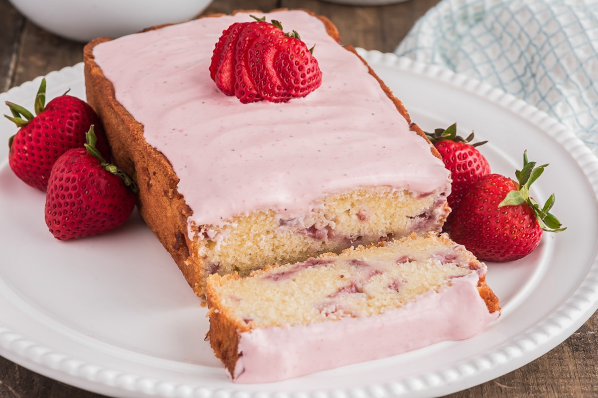 Frosted Strawberry Bread Recipe - An Italian In My Kitchen