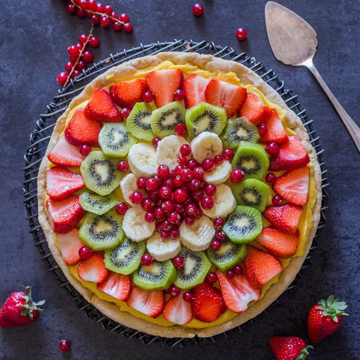Homemade Fruit Pizza Dessert