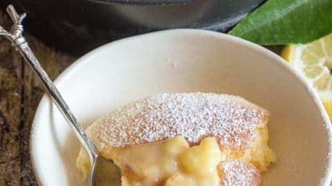 Lemon Pudding Cake Recipe - An Italian in my Kitchen