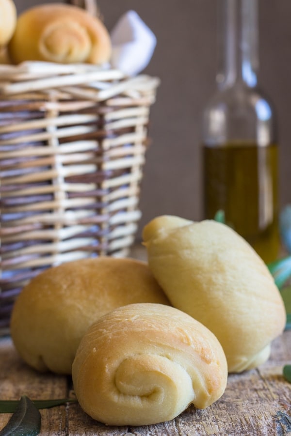 Homemade Olive Oil Bread Rolls