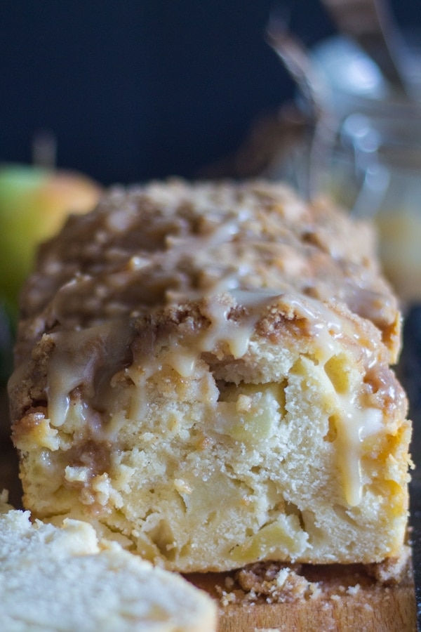 Apple Bread with a Crumb Topping