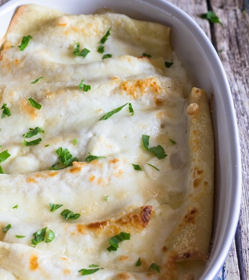 Homemade Cheese Cannelloni