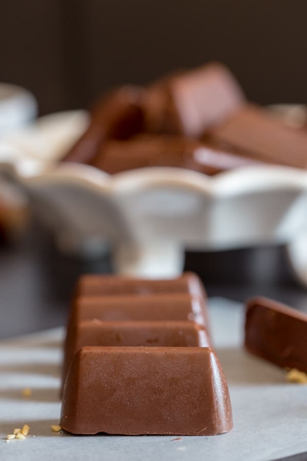 Homemade Gianduiotto Chocolates