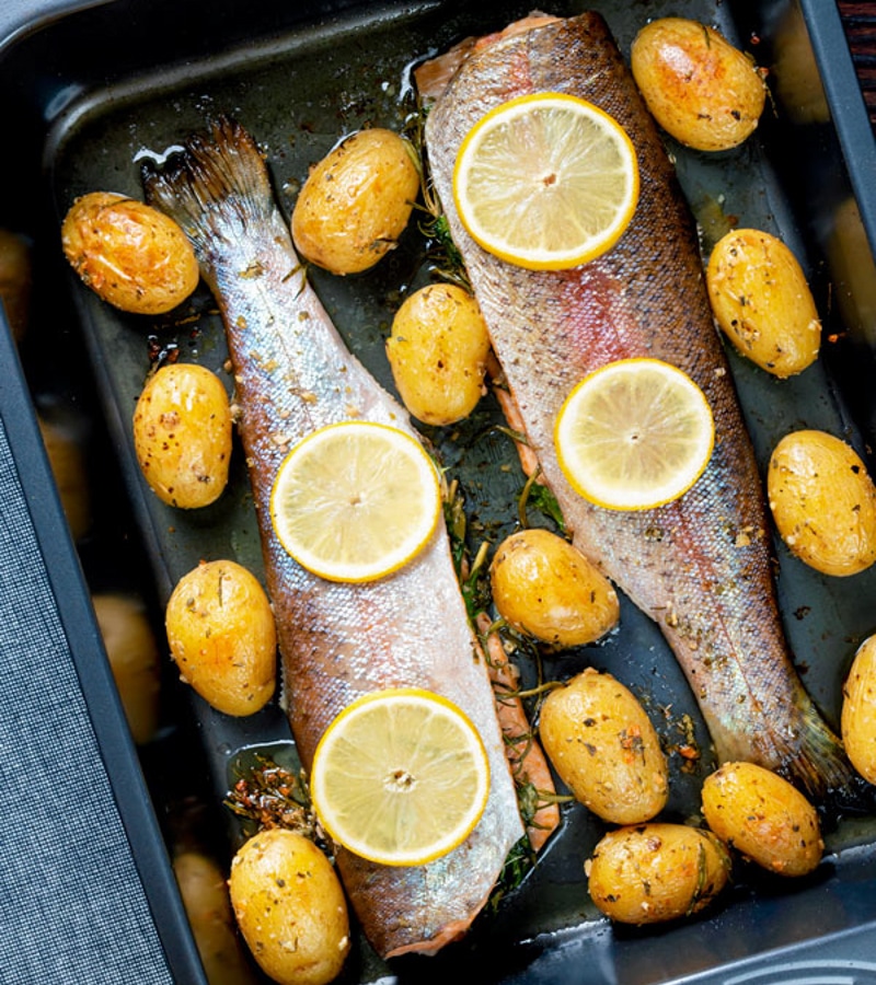 Italian Baked Trout