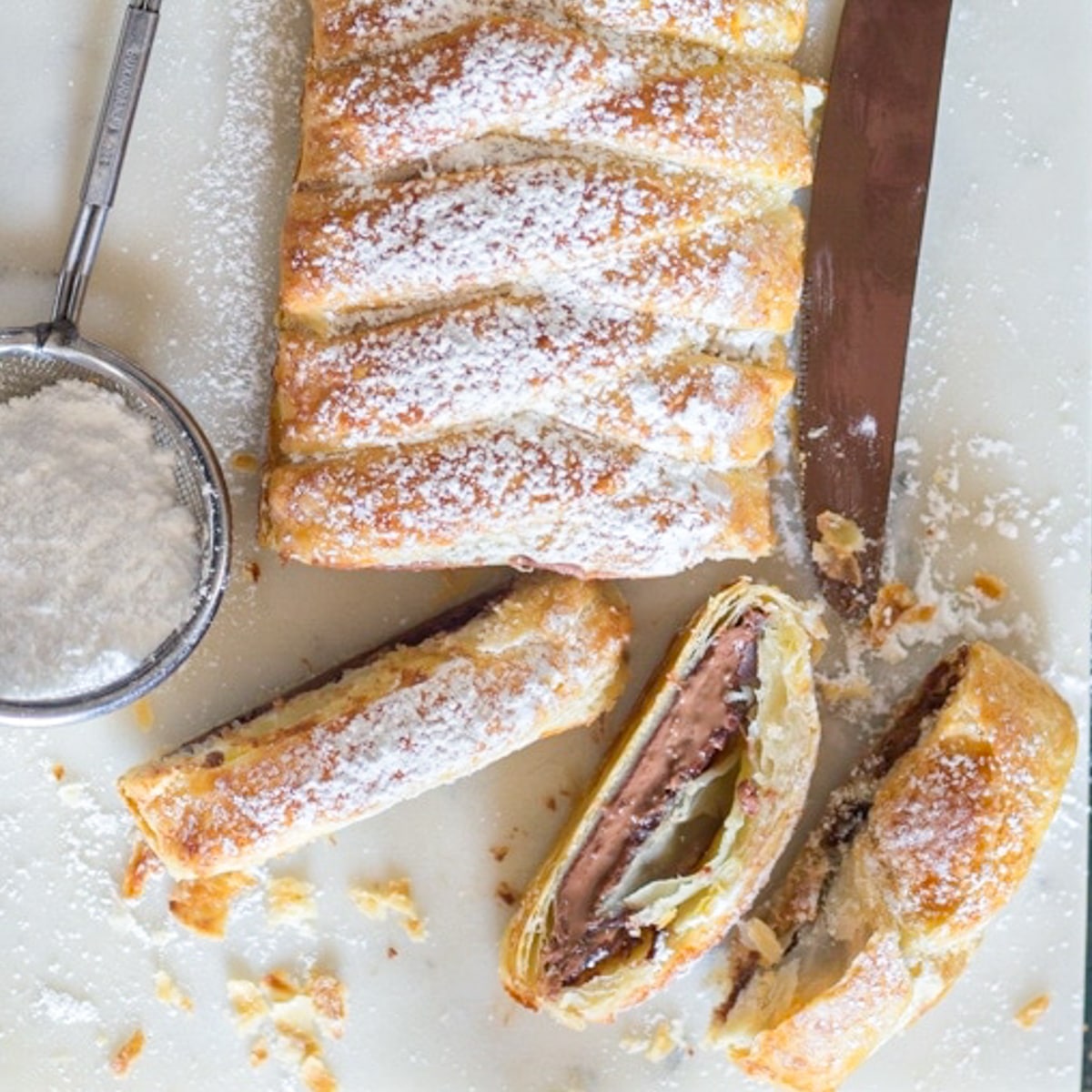 Chocolate Pastry Braid
