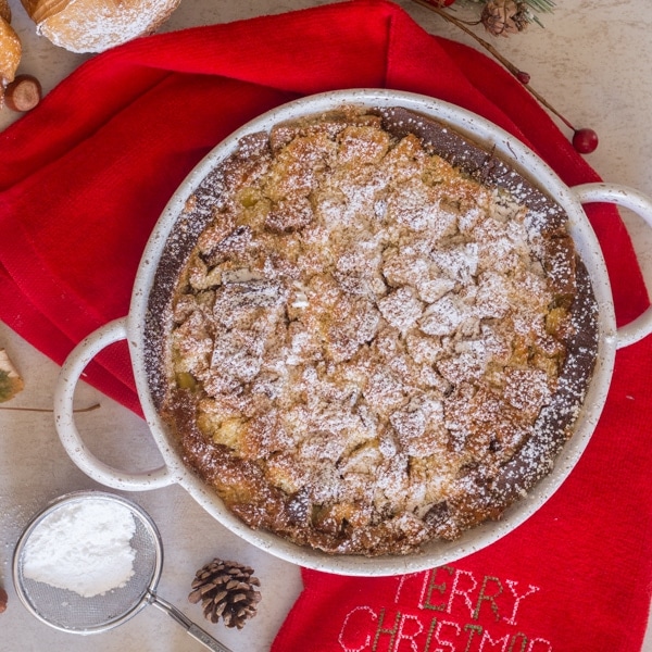 Leftover Pandoro Cake With Crumb Topping-image