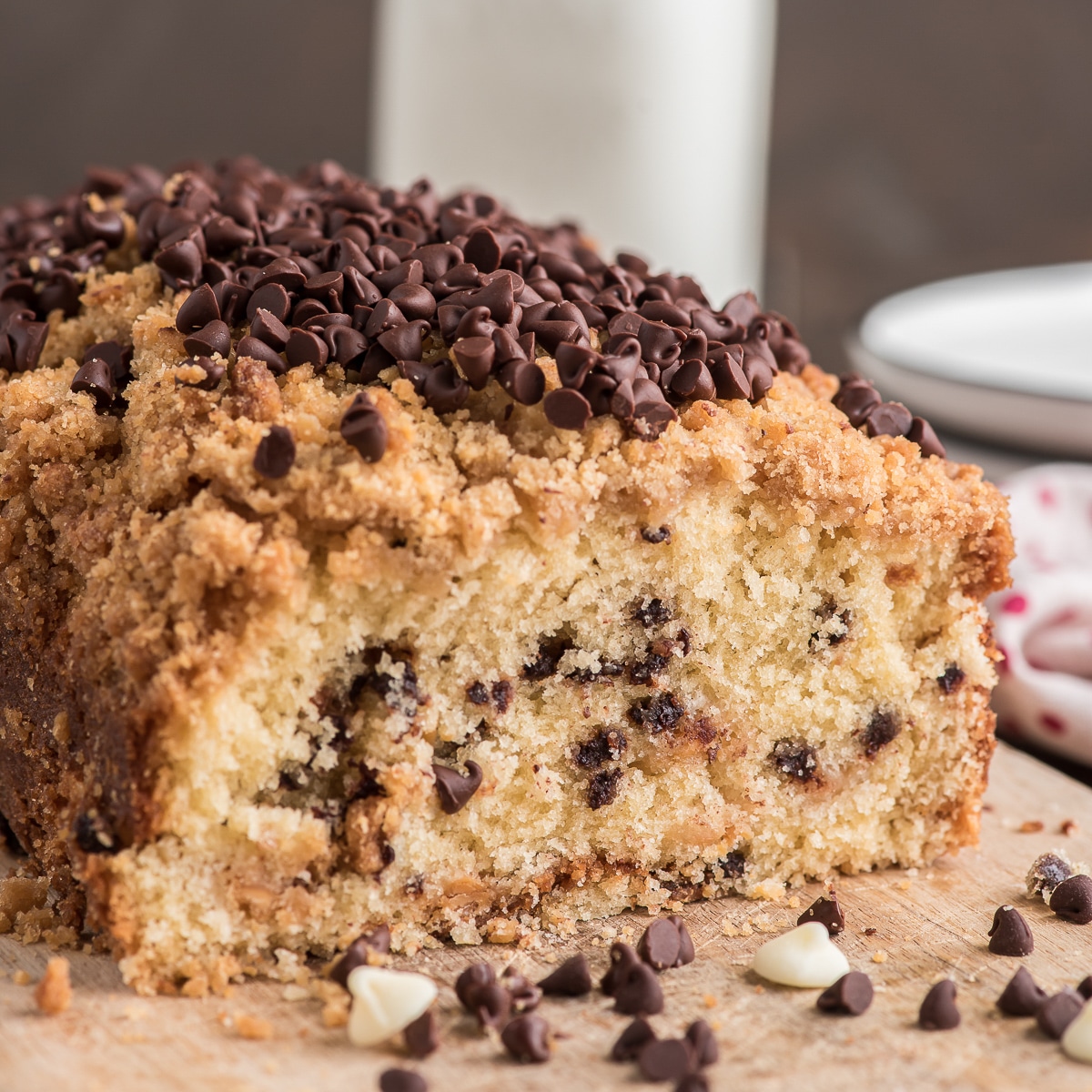 Coffee Crumb Cake - Recipe - Vanilla Chocolate Swirl Coffee Crumb Cake