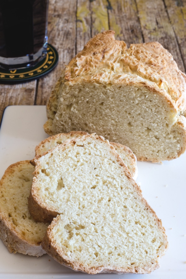 irish soda bread and 2 slices