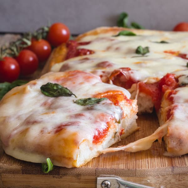 No Knead Pizza Dough - Pizza Margherita Recipe - An Italian in my Kitchen