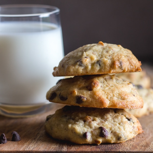 Banana Chocolate Chip Cookies Recipe - An Italian in my Kitchen