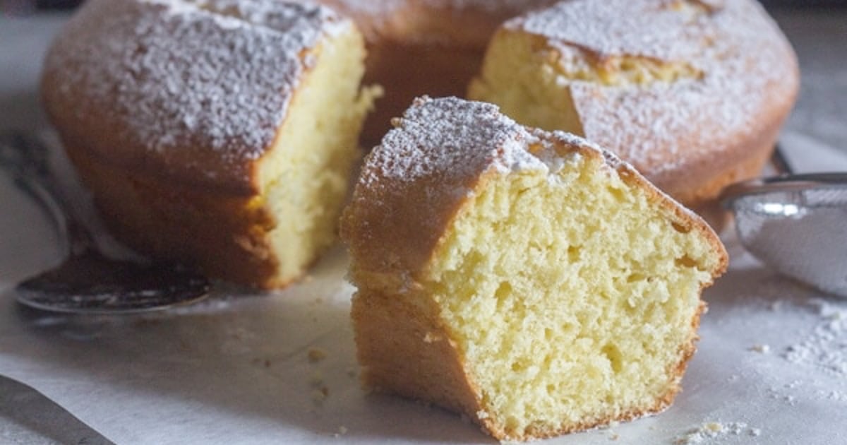 Italian Fresh Cream Lemon Cake Recipe - An Italian in my Kitchen