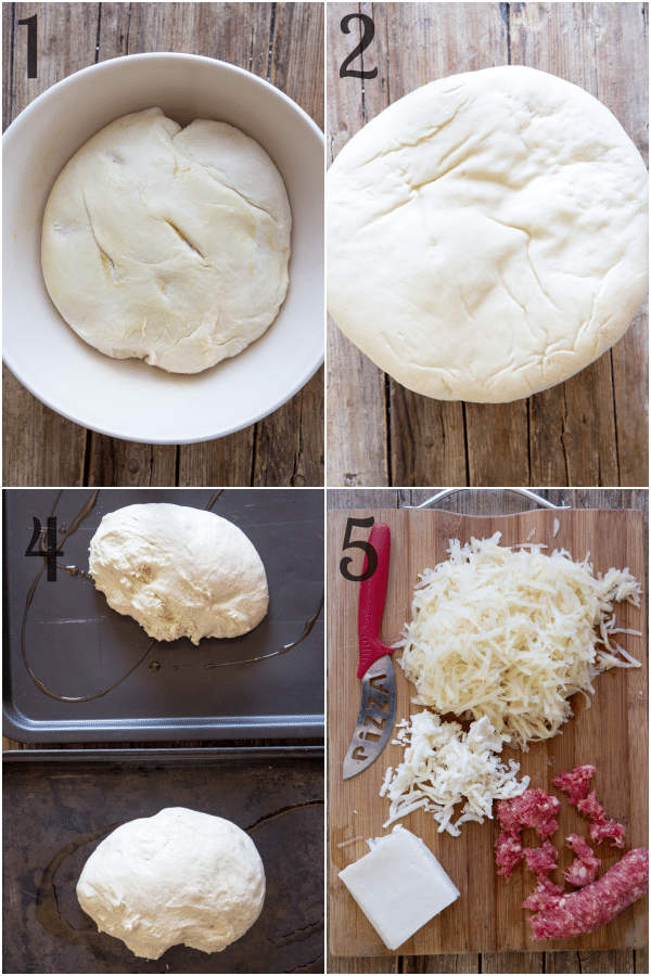 how to make potato pizza the dough and the ingredients