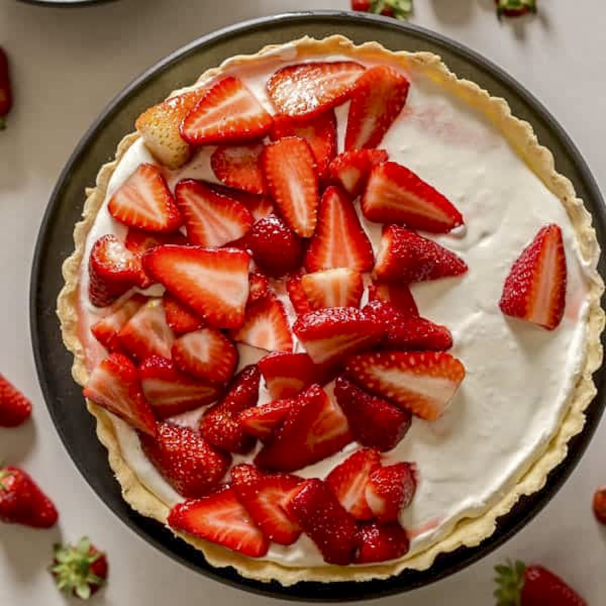 Fresh Strawberry Pie Recipe - An Italian in my Kitchen