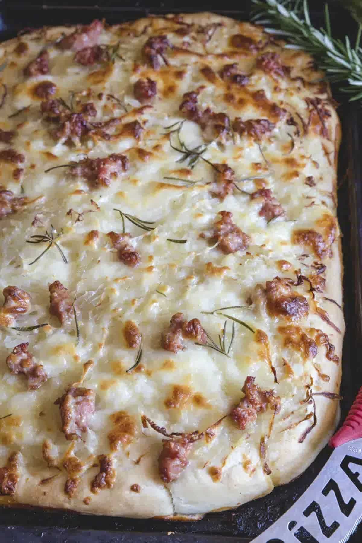 Homemade Potato Pizza - Two Ways Recipe - An Italian in my Kitchen