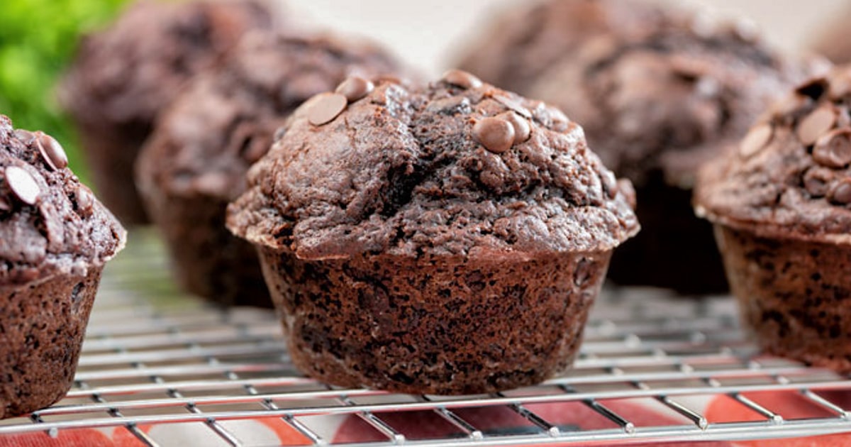 Big Double Chocolate Chip Muffins Recipe - An Italian in my Kitchen