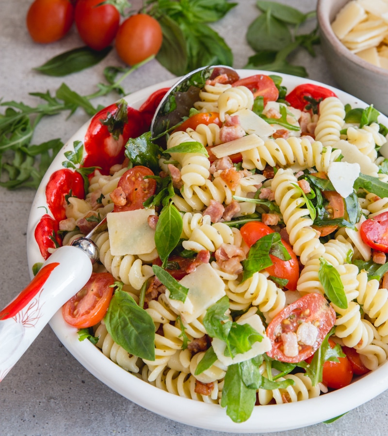 Easy Italian Pasta Salad Recipe Recipe - An Italian in my Kitchen