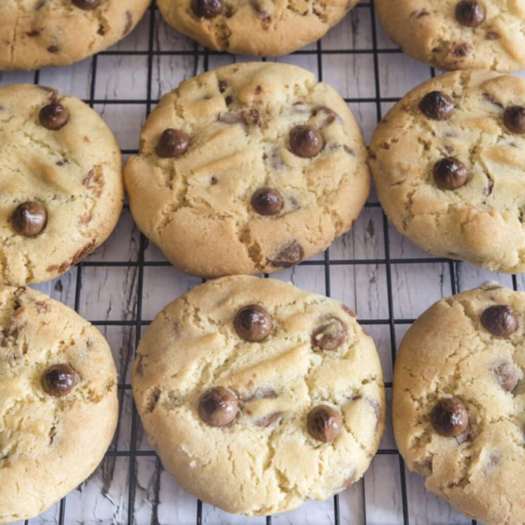 Easy Chocolate Chip Cookies - Fast, Easy, One Bowl & Full of Chips