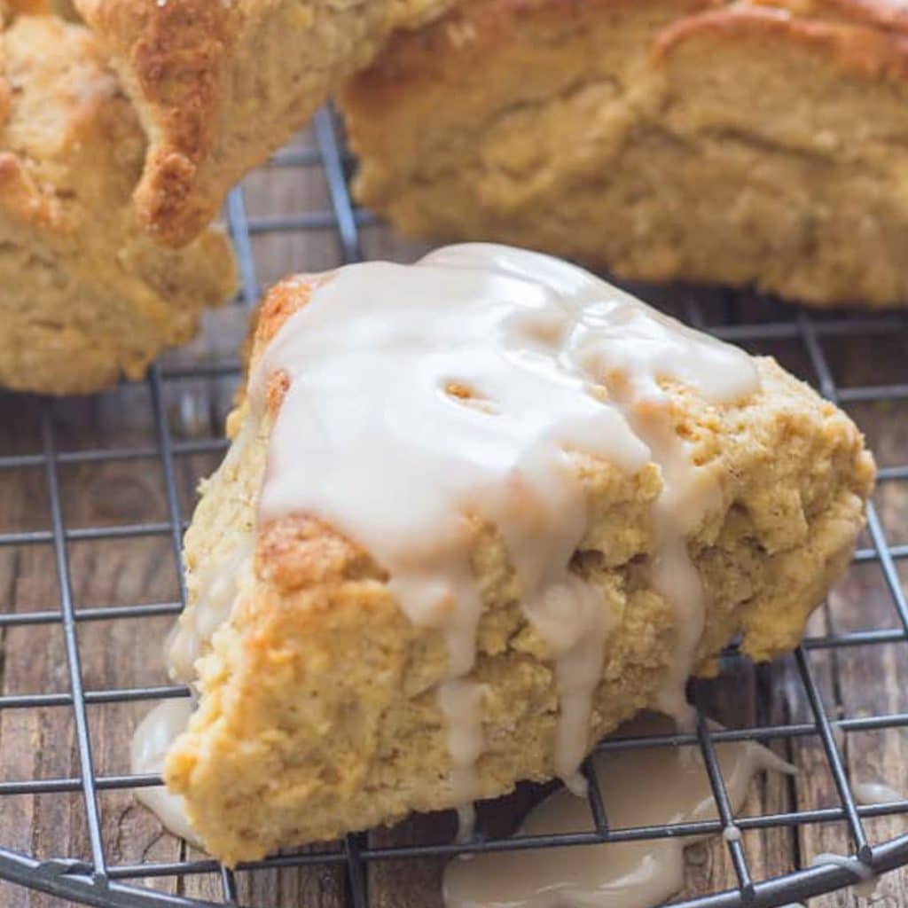 Glazed Cinnamon Scones Recipe An Italian in my Kitchen