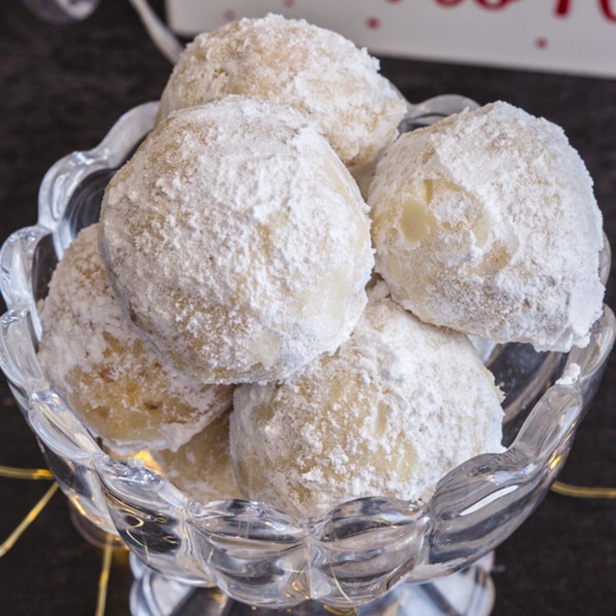 Hazelnut Snowball Cookies