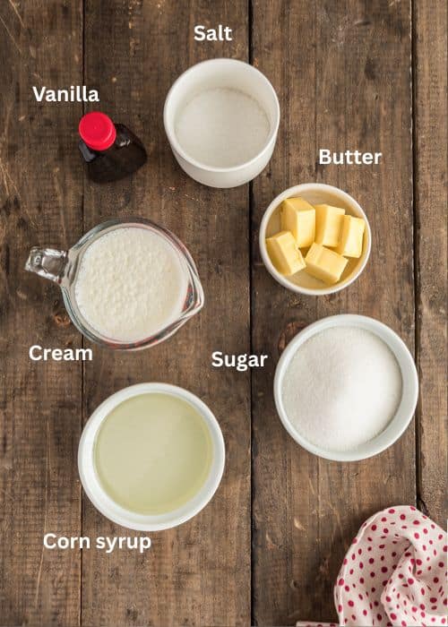 Ingredients for the recipe.