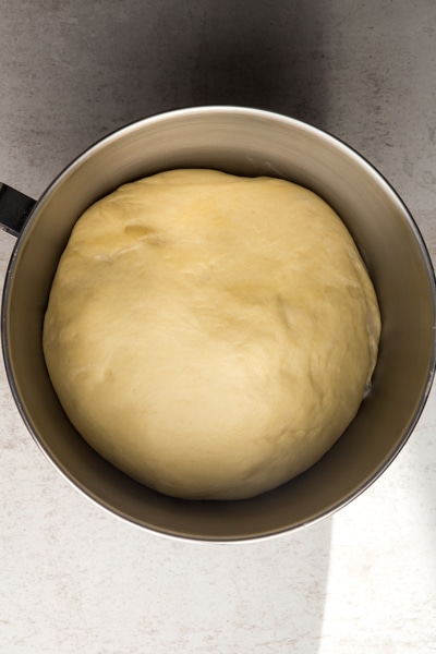 the dough has risen after the 2nd rise