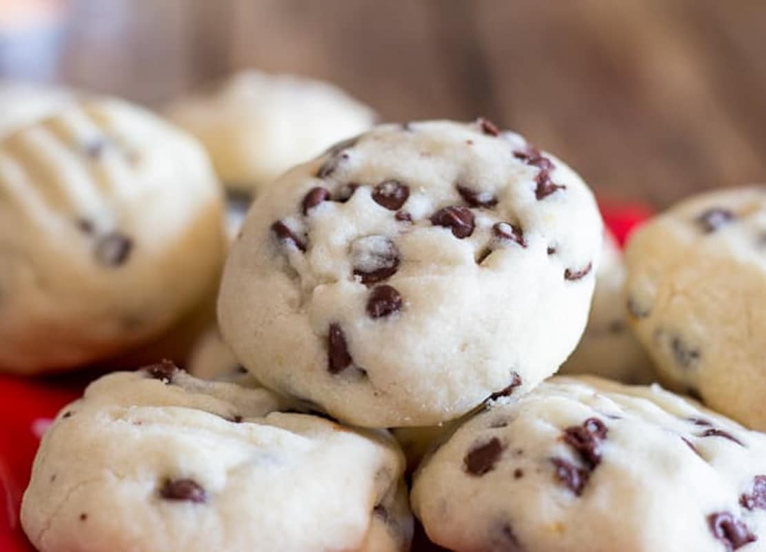 Easy Chocolate Chip Whipped Shortbread An Italian in my Kitchen