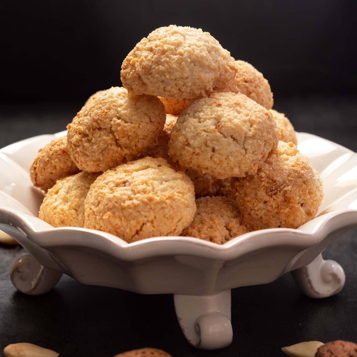 Amaretti Cookies - Italian Almond Cookies Recipe - An Italian in my Kitchen