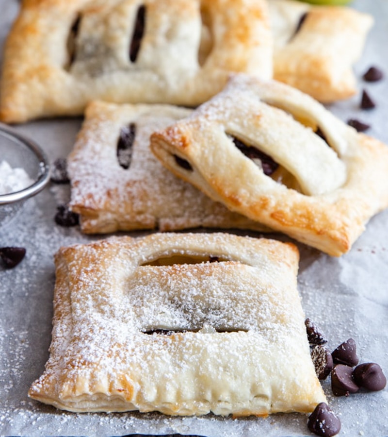 Easy Pear & Chocolate Pastries
