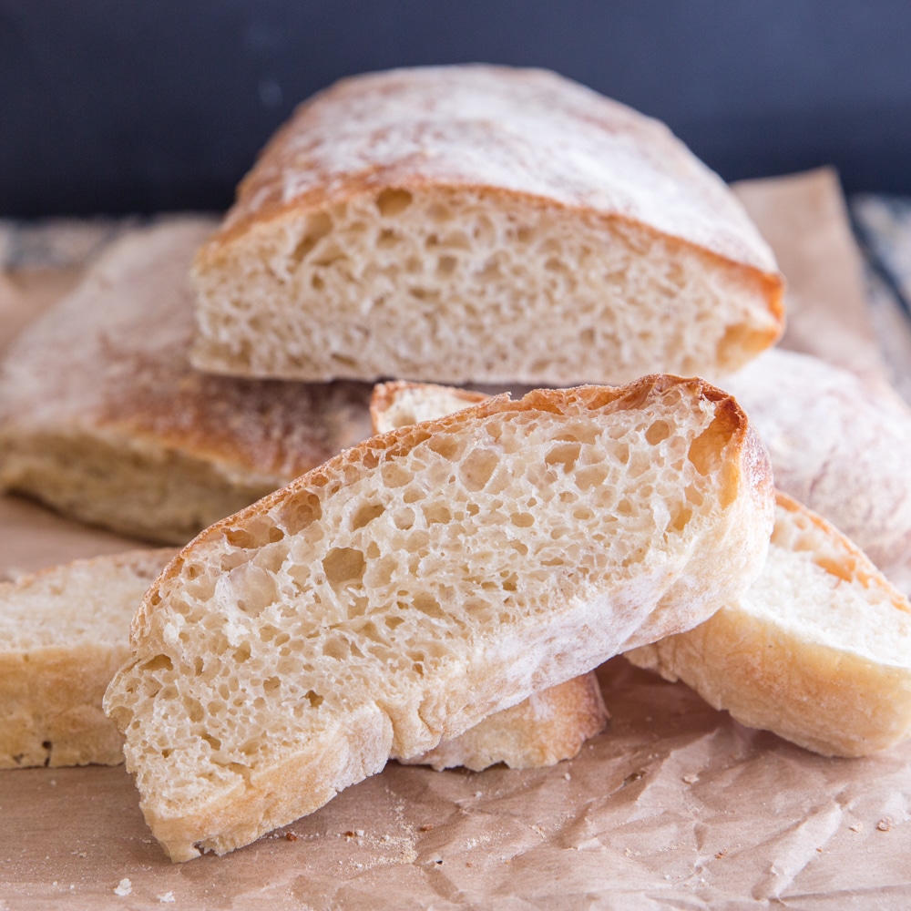 Traditional Italian Ciabatta Bread Recipe - An Italian in my Kitchen