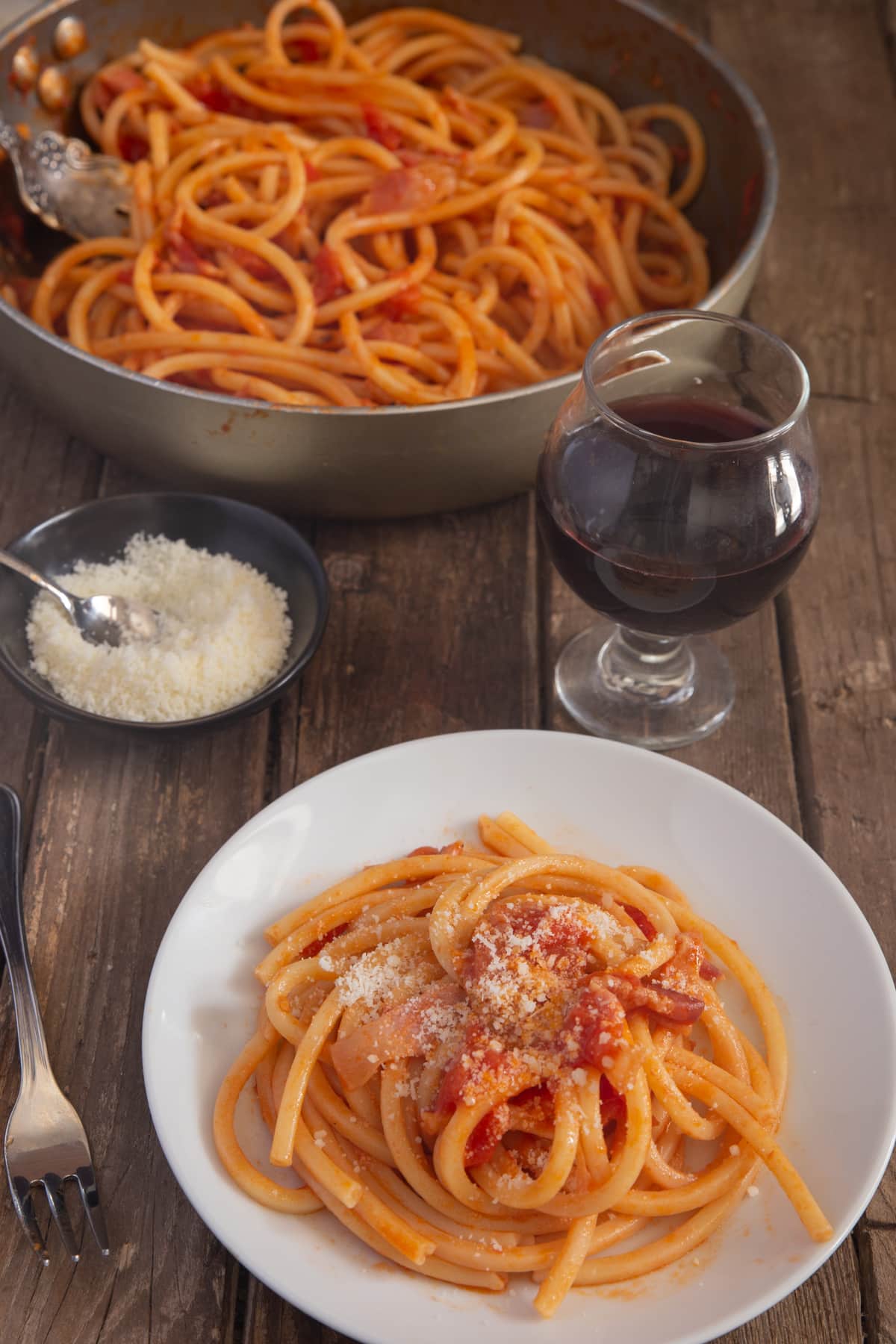 Classic Pasta Amatriciana - An Italian in my Kitchen