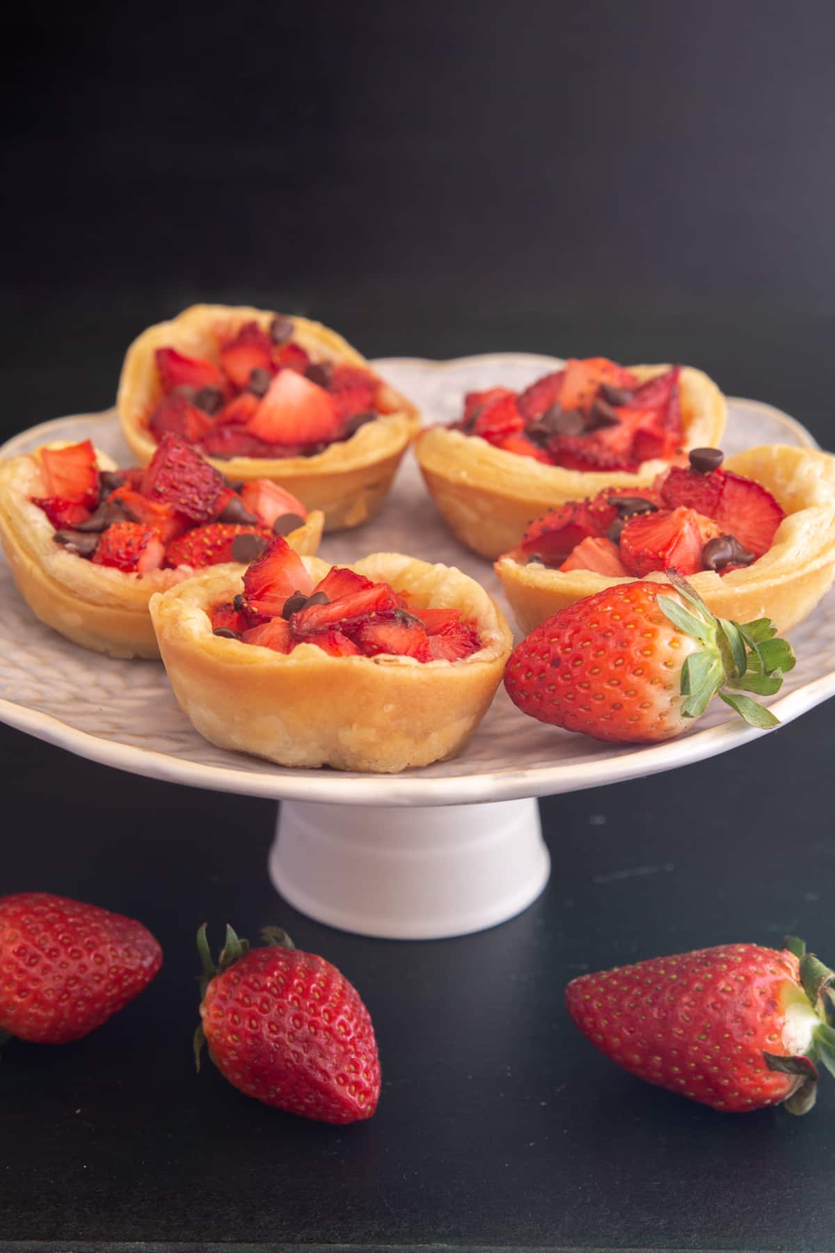 Easy Puff Pastry Strawberry Tarts Recipe - An Italian in my Kitchen