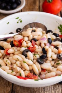 White Bean Salad Recipe - An Italian in my Kitchen