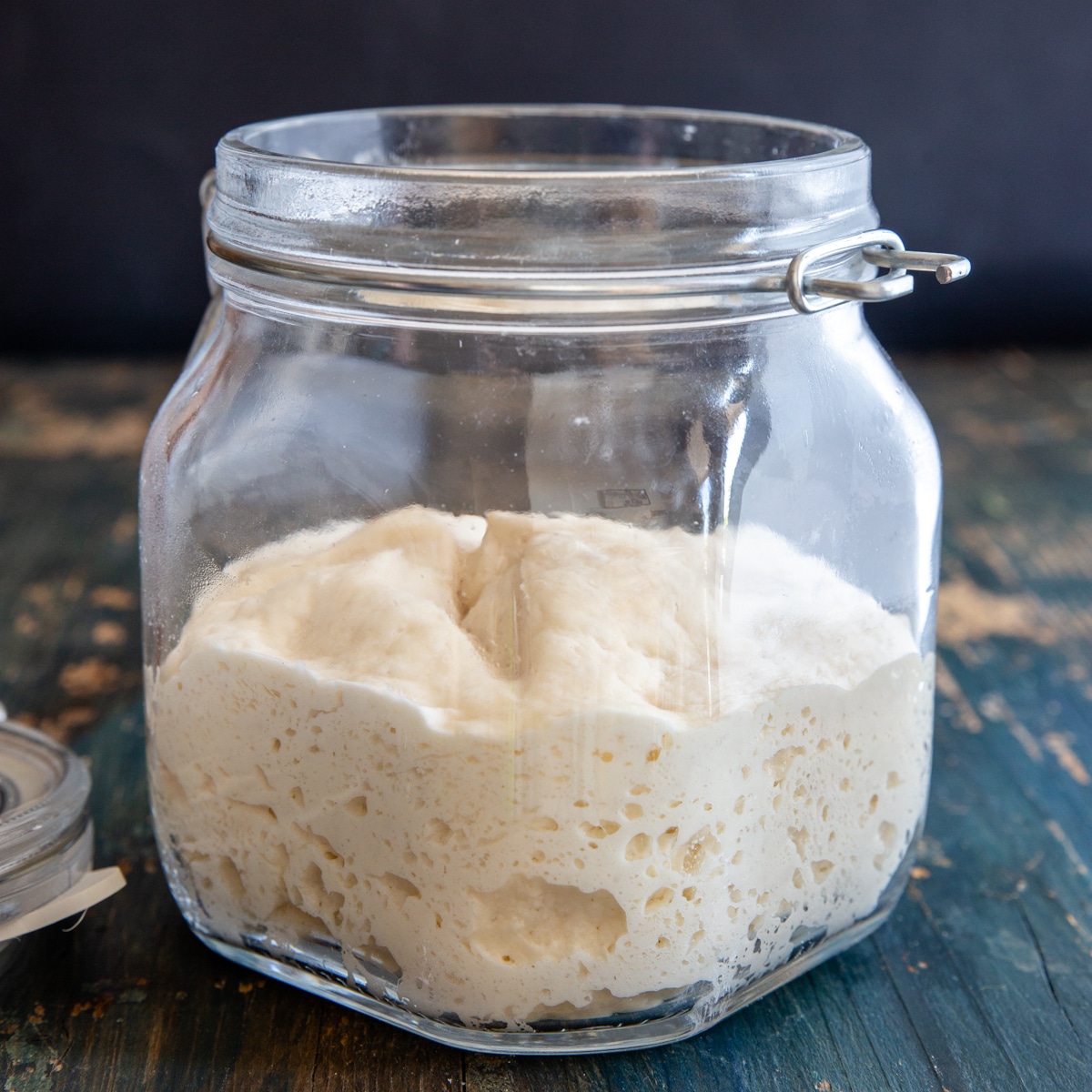 Italian Sourdough Starter is made a little bit different then the more well known version. This is a lower hydration starter which also takes longer to produce.