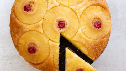 Skillet Pineapple Upside Down Cake -Lana's Cooking